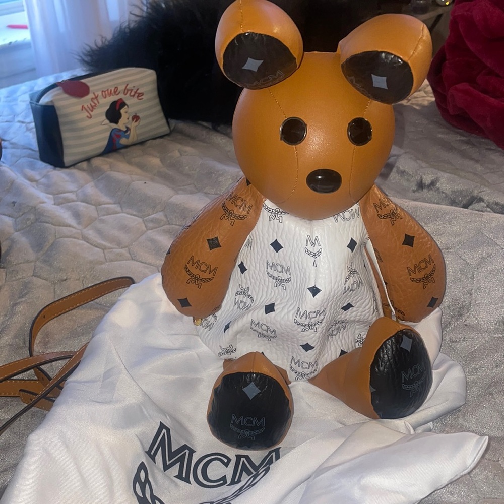 Mcm rabbit crossbody or book bag purse